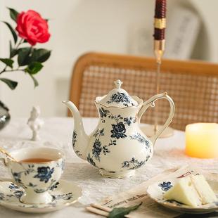 下午茶红茶杯碟欧式 英式 茶具 青花宫廷风 家用轻奢 陶瓷茶壶