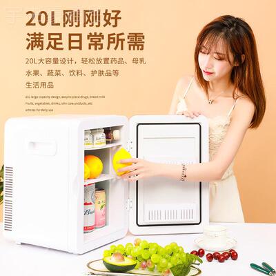 出12L迷你载车小冰箱学生宿XCJ舍寝室租房小型冰箱冷藏家用人单特