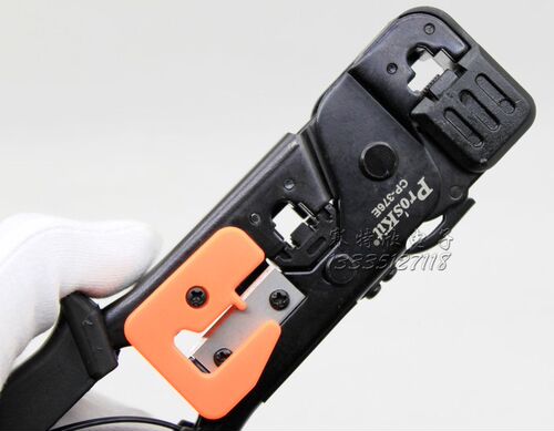 包邮 台湾宝工ProskitCP-376E 6P8P网络压接线钳双用网线钳