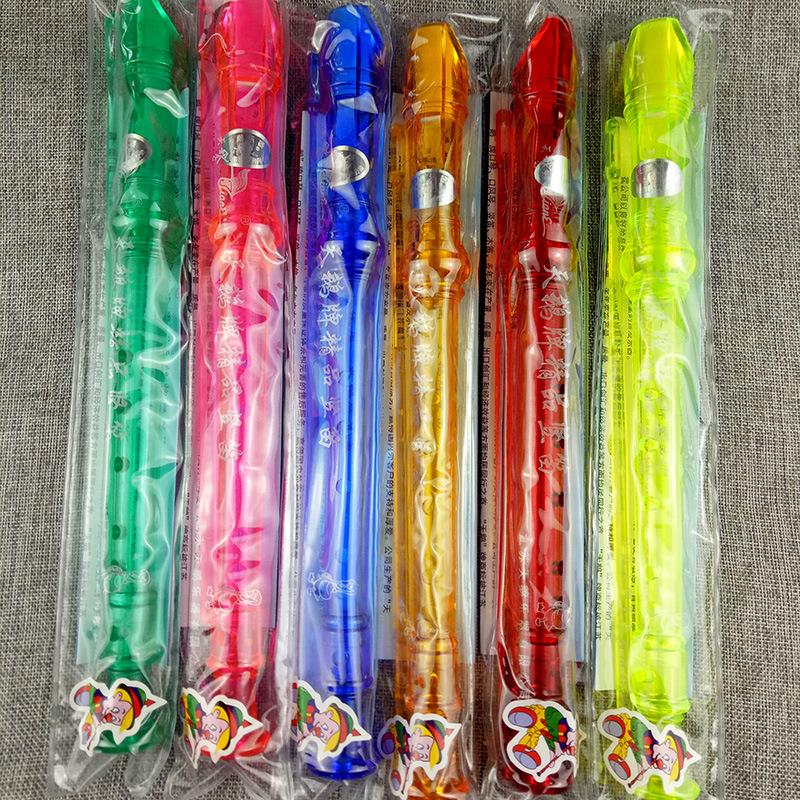 天鹅透明竖笛 6孔 8孔竖笛 六孔 八孔竖笛 德式高音直笛