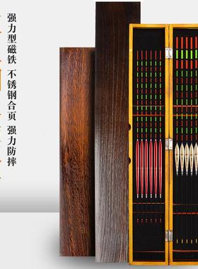 厂家桐木漂盒 木质拉丝漂盒钓具浮标漂盒 55*9cm鱼漂盒可刻字