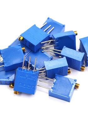 3296W电位器精密可调电阻多圈式103/10K/20K50K1K5K100欧100K500K