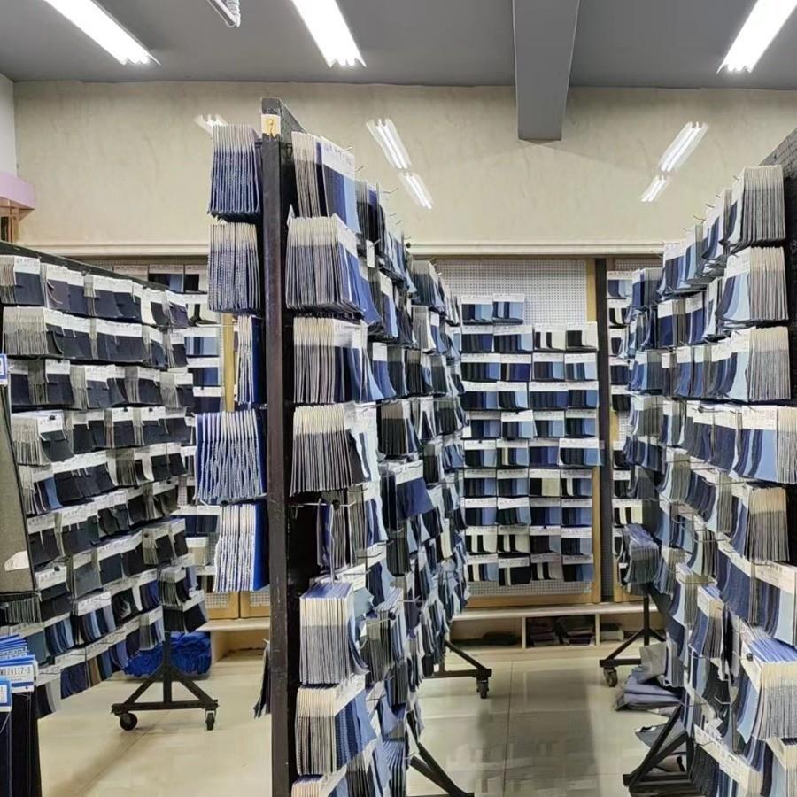 厂家 针织牛仔 梭织牛仔面料 弹力牛仔布 加厚斜纹牛仔 棉布