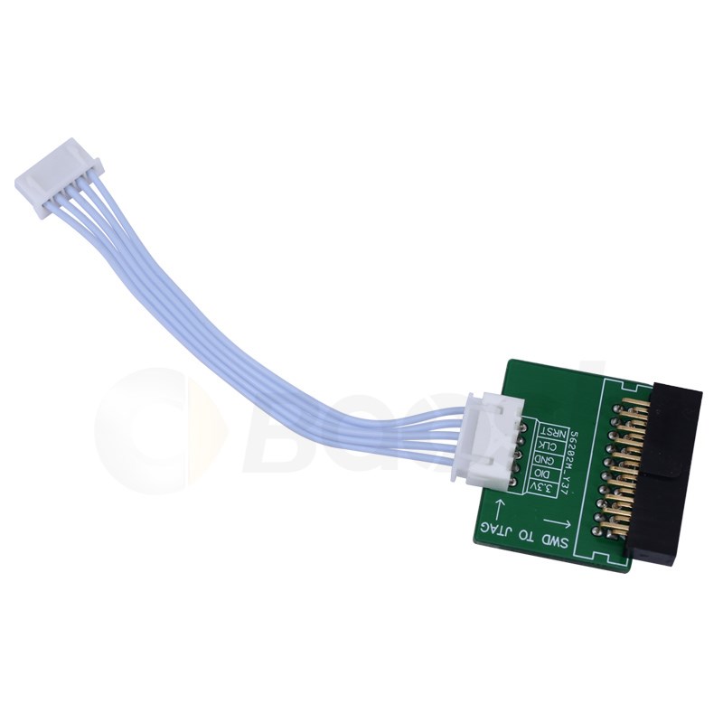 SWD TO JTAG转接板JLINK/STLINK转接板 SWD转JTAG板 送双头5P排线图片