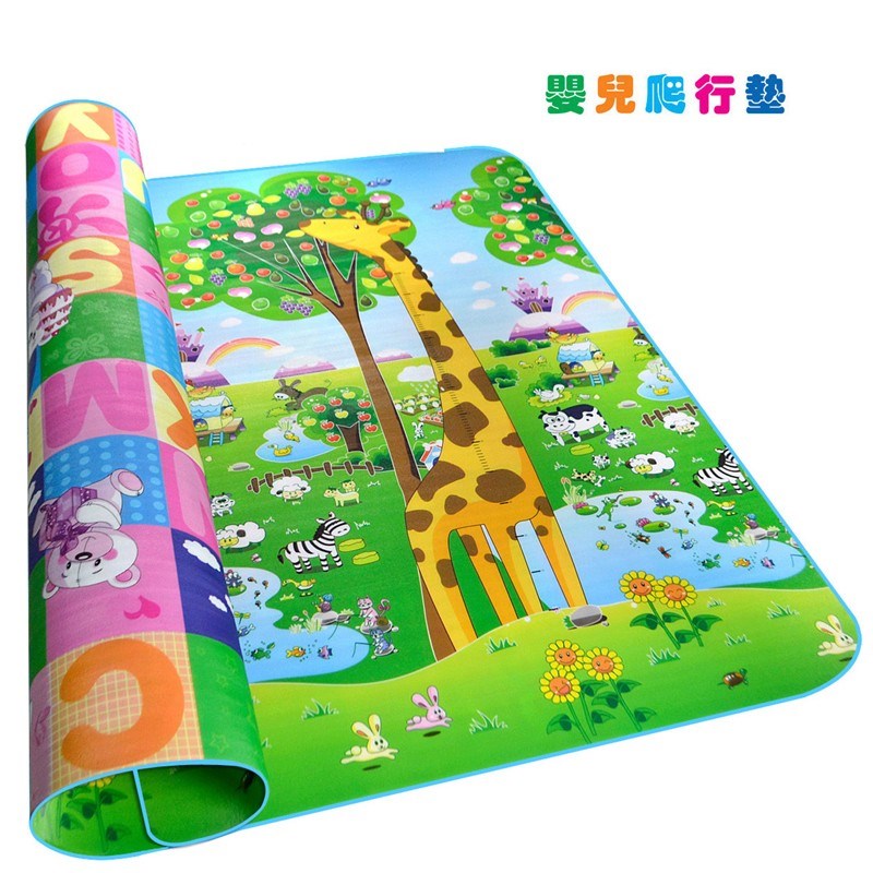 智丽幼品儿童帐篷配套棉垫卡通图案冰丝垫垫子防潮环保爬爬垫