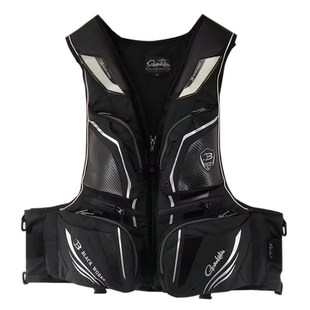 新款Gamakatsu伽马卡兹钓鱼服救生衣背心式马甲多口袋大浮力海钓