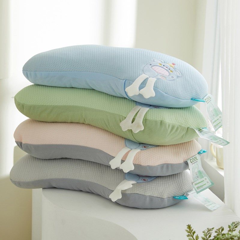 全荞麦枕头夏天凉感单人学生护颈椎助睡眠专用枕头芯一对装颈椎枕