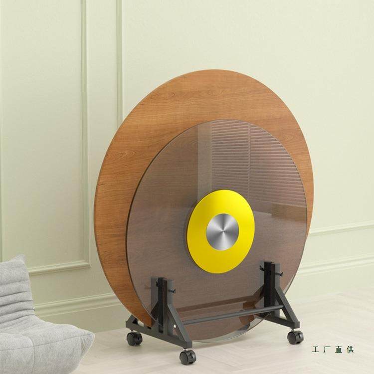 落地式圆形桌面展示架钢化玻璃金属底座支架圆桌旋转盘餐桌收纳架,五金/工具,其他电线电缆,淘宝优惠券,粉丝福利购,淘宝优惠卷