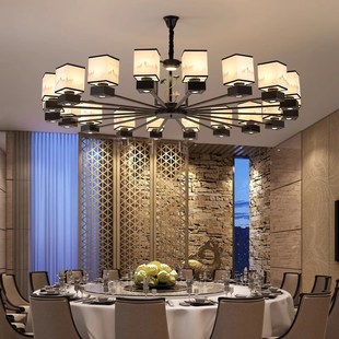 餐饮店专用吊灯中式茶楼大厅吊灯火锅店餐桌吊灯饭店包厢吊灯具