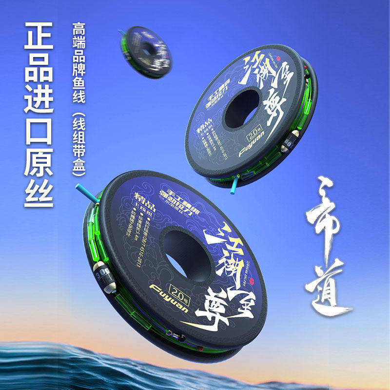 帝道江湖至尊线组成品主线绑好鲫鱼台钓钓鱼线组套装全套配件