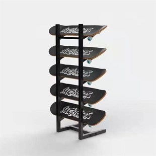 雪板置物架滑雪板收纳架子落地滑板陆地冲浪板摆放架ef雪具展示架