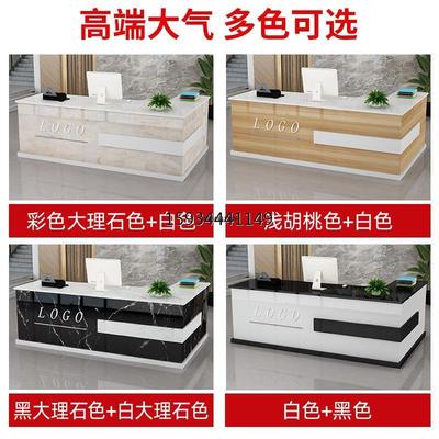 店铺小型商用前台接待柜台理发超市便利店转角吧台桌水果店收银台