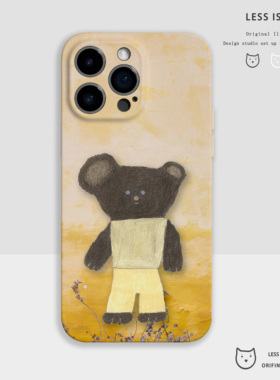 小熊猫猫硅胶手机壳iphone17手机壳苹果16promax情侣保护套15卡通14新款可爱13搞怪12软适用华为p70任意机型