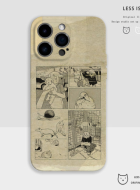 萌宠絮语猫硅胶手机壳iphone17手机壳苹果16promax情侣保护套15卡通14新款可爱13搞怪12适用华为p70任意机型