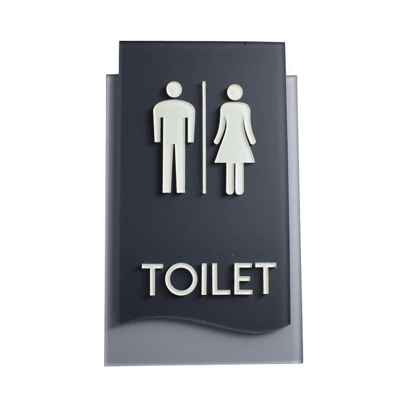 男女厕所标志卫生间指示牌夜光创意门牌个性自发荧光洗手间标识牌
