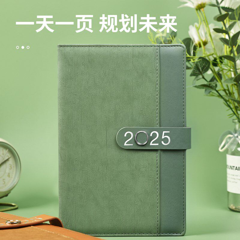 日程本定制2025年一日一页每日计划本a5自律打卡效率记事笔记本子