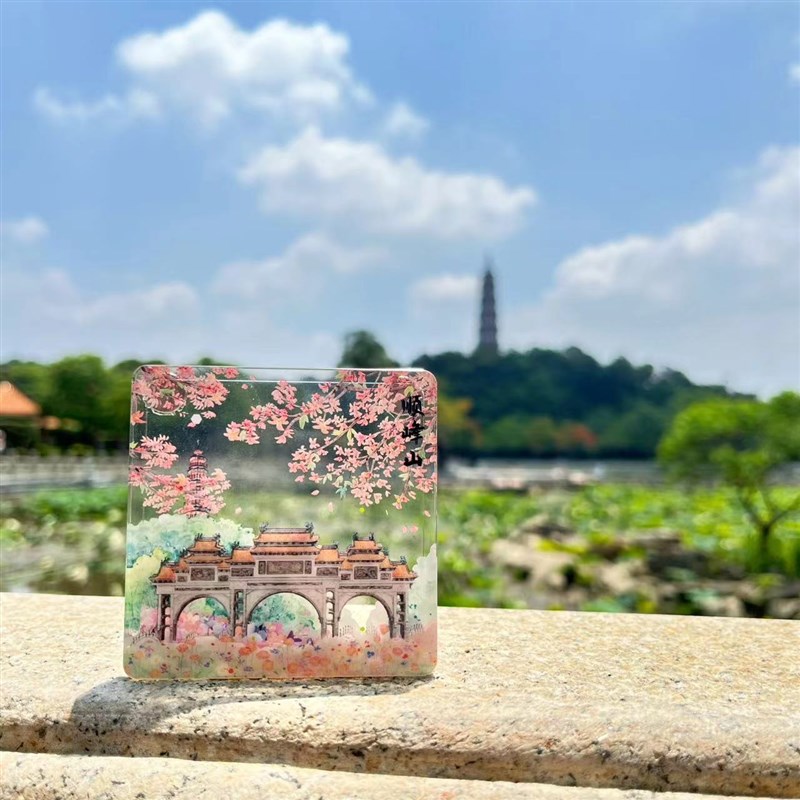 清晖园流麻冰箱贴文创顺德顺峰山公园中国城市旅游纪念品2024新款