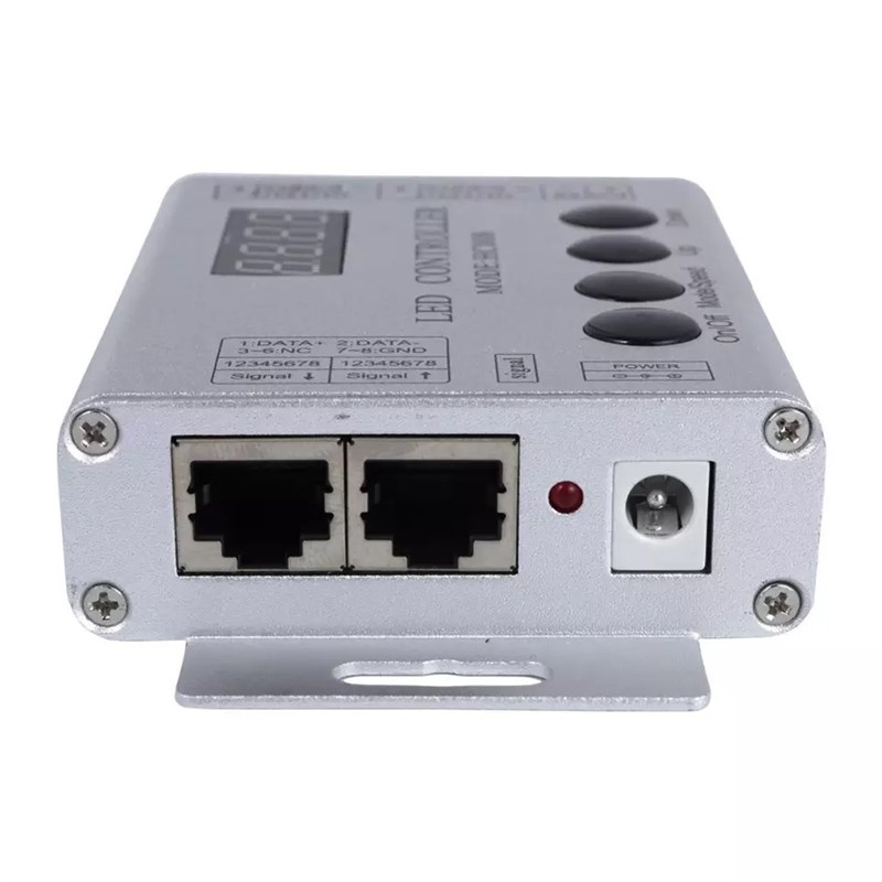 HC008幻彩led控制器2811WS2812B1903全彩灯带12V无线遥控调光器5V