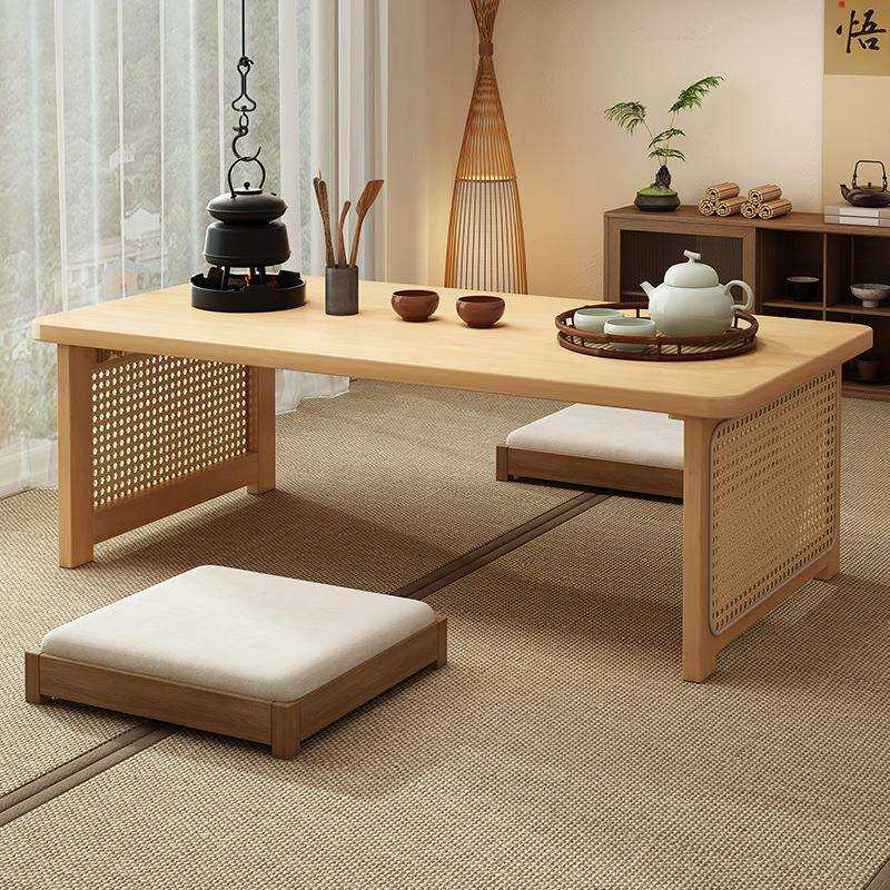可折叠飘窗桌家用榻榻米坐地小矮桌子新中式非实木炕桌新款小茶几,3C数码配件,USB灯,淘宝优惠券,粉丝福利购,淘宝优惠卷
