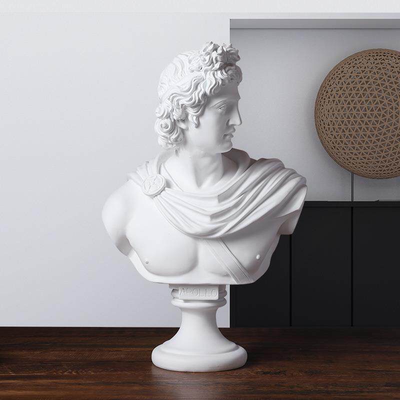 厂家欧式大卫女神半身雕像摆件欧式艺术品摆设家居创意软装