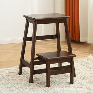 梯子凳子二合一家用可折叠梯凳子实木板凳楼梯凳阶梯凳登高人字梯