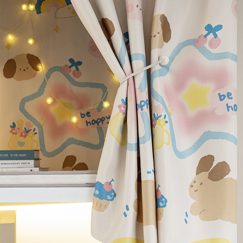 大学生宿舍c床帘遮光上铺寝室窗帘高低床遮挡帘子下铺床围挡布隔