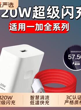 一加充电器长份120W超级闪充适用Ace2/ace3V/ACE5/ace5pro/Ace5至尊版OPPO一加8/9/10pro/11/12/13T充电快充