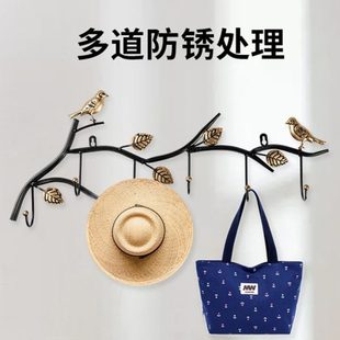 长促墙壁衣架卧室挂衣钩创意墙面挂衣架房间门后墙上入户挂钩衣帽