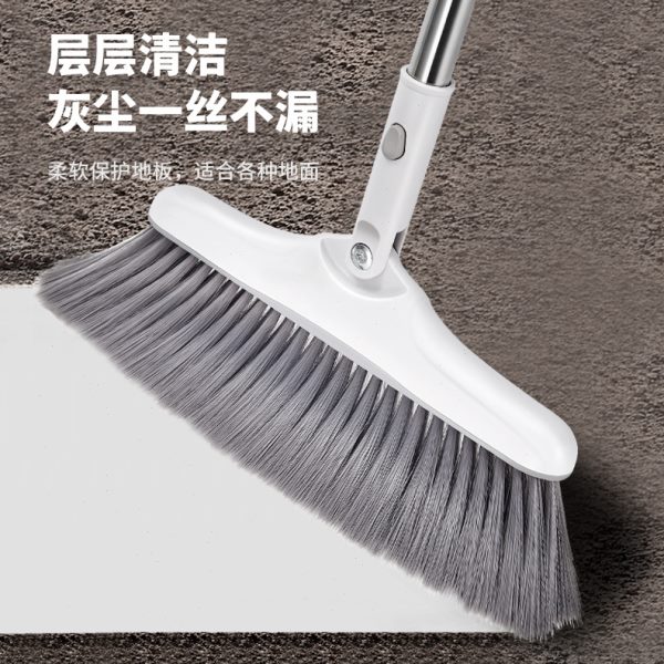 长促嘉创优品新款扫把套装站立收纳刮扫一体家用防风簸箕套装