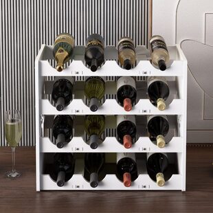酒柜置物架酒放瓶红酒架格子摆件家用桌面展示架多子简易葡萄酒架