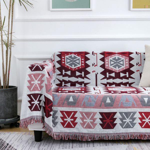 北欧四季适用斯图拉格线毯沙发巾 双面沙发垫户外露营毯茶几桌布,居家布艺,沙发套,淘宝优惠券,粉丝福利购,淘宝优惠卷