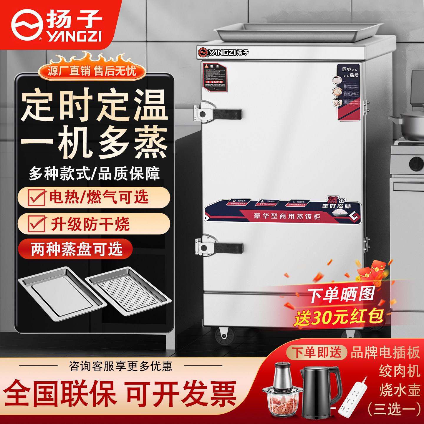 扬子蒸饭柜商用电蒸箱食堂饭店蒸饭柜全自动燃气蒸饭器