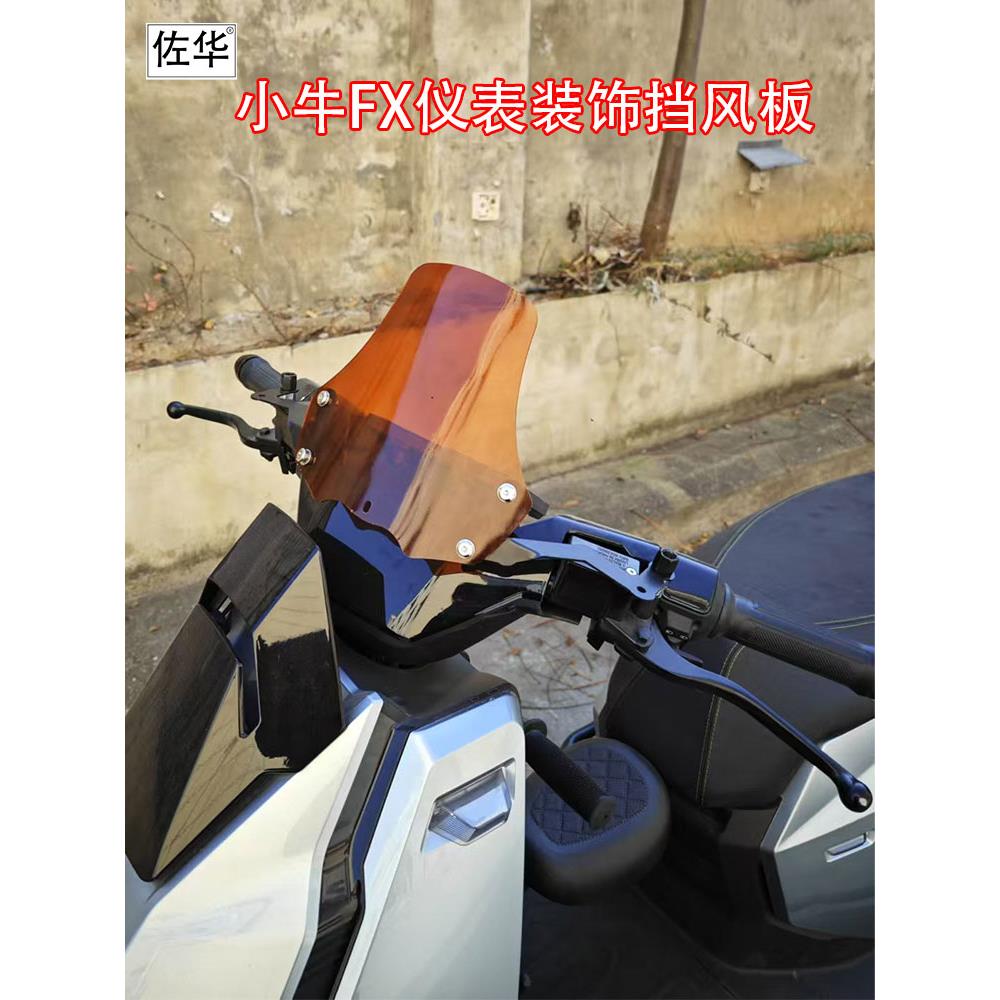 佐华适用极小牛电动车FX/FXT电动车仪表挡风罩改装前挡风板配件