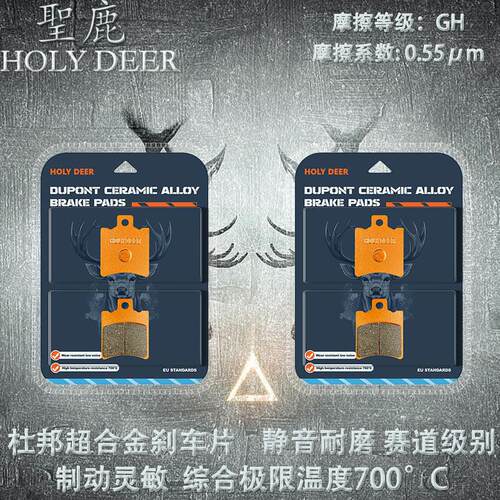 适用极核AE4i /AE4i pro 2024款电动车电动机车陶瓷耐磨煞车片煞