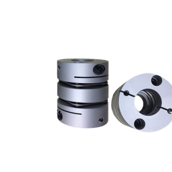 AZEJIA叠片联轴节伺服电机丝杆杠铝合金连轴器弹性双膜片联轴器