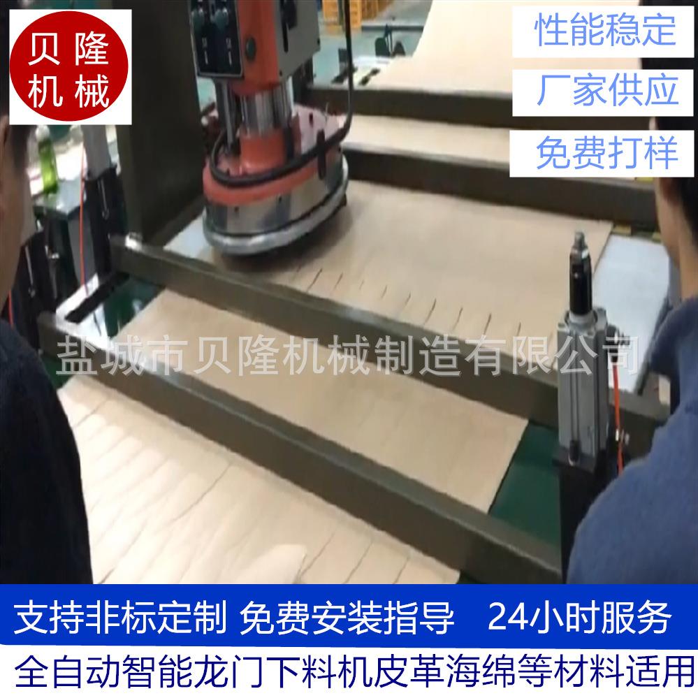 供应全自动智能龙门下料机皮革裁断机仿真花冲床价格公道