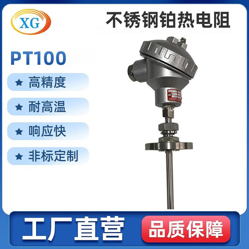 活动法兰式铂热电阻防腐型法兰式铂热电阻PT100铠装热电阻