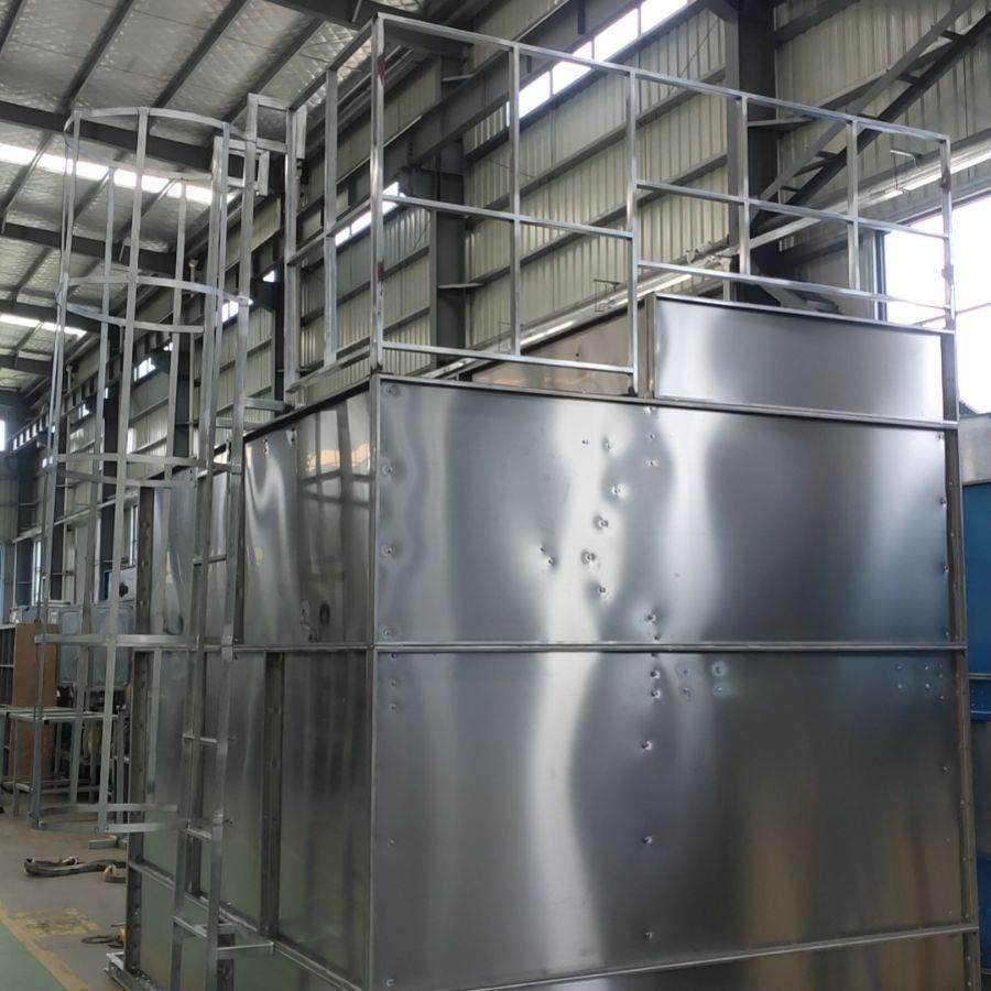 单侧混合流闭式冷却钢板塔70T快速降温凉水塔封闭式冷却水,清洗/食品/商业设备,冷却塔,淘宝优惠券,粉丝福利购,淘宝优惠卷