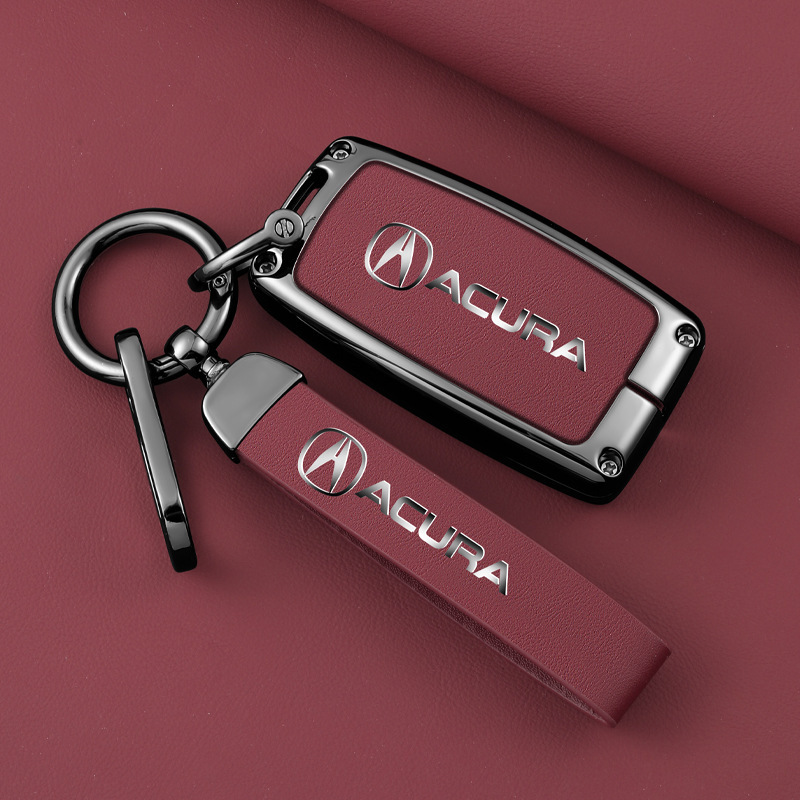 适用讴歌MDX钥匙套ZDX/ILX /RDX/CDX/RMLX高档男汽车遥控防丢包扣