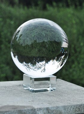 K9纯净高透明水晶球玻璃珠装饰摆件实心I光滑生日女孩摄影拍照打