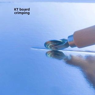 手动压痕轮瓦楞纸空心板Kt板涂布纸纸板折纸防压痕神器