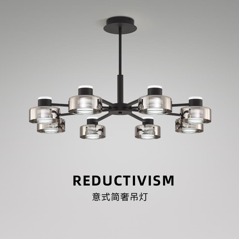 现代简约客厅吊灯北欧轻奢饭厅卧室灯具创意个性设计师款玻璃吊灯