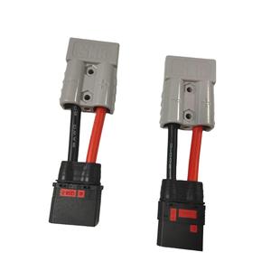 50A120A电动车插头转换QS8QS10电动车电池充电线大功率线