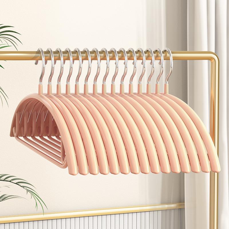 不锈钢金属防滑无痕凉衣架家用挂衣不变形加厚加硬加粗衣柜护衣架