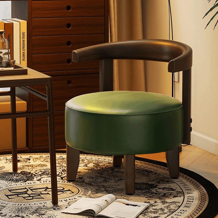 实木椅子懒人沙发椅转椅单人靠背椅客厅阳台休闲 家用接待酒店洽