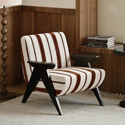 UCK又壳 | 法式覆古单人沙发椅中古风小户型客厅设计师实木休闲椅