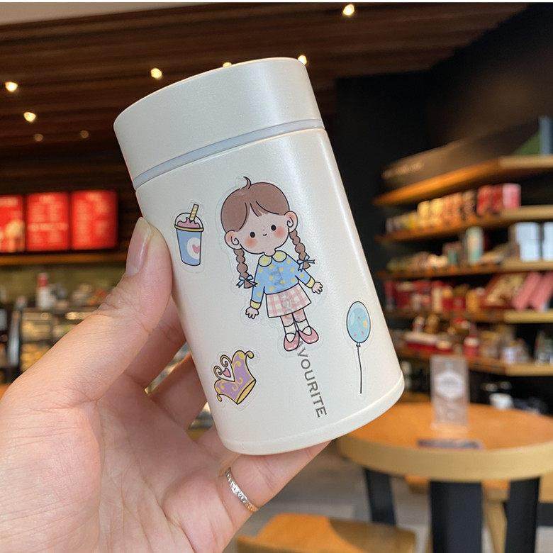 便携迷你保温杯女士小巧可爱焖烧杯磨砂简约水杯学生网红ins杯子,餐饮具,保冷/保温杯,淘宝优惠券,粉丝福利购,淘宝优惠卷