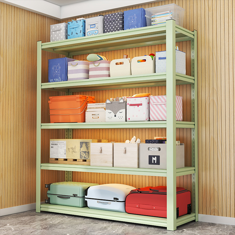 仓储货架多层钢制家用置物架落地C储物架杂物收纳架阳台超市展示