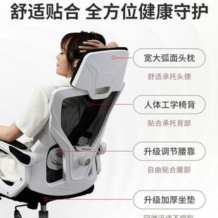 电脑椅可躺学生椅家用公椅游戏电竞椅寝室椅舒适卧室学习可升降