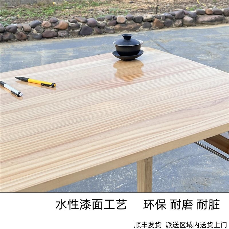 实木可折叠桌子家用飘窗炕桌榻榻米小茶几床上吃饭小餐桌子桌矮桌